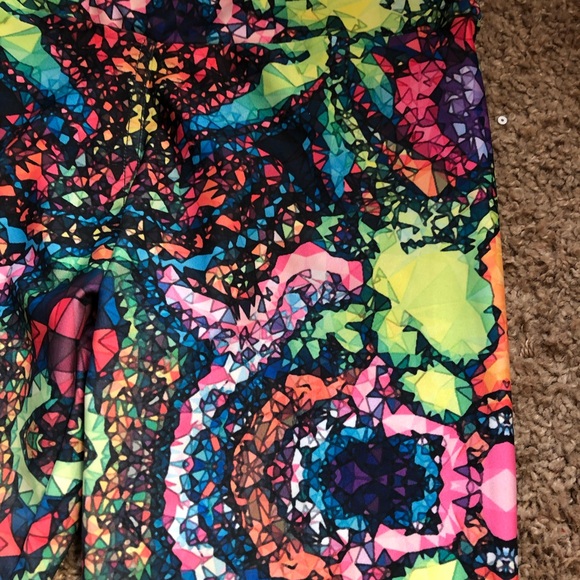 Trippy leggings pant tights rave festival lsd trip - Picture 7 of 8